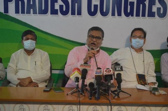 Congress Party calls for a Successful Strike on 21st September : Says, 'It's not a Political Strike but it's voice for 37 Lakhs people of Tripura'